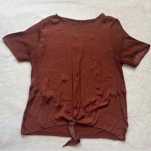 Elegant Brown Women's Top